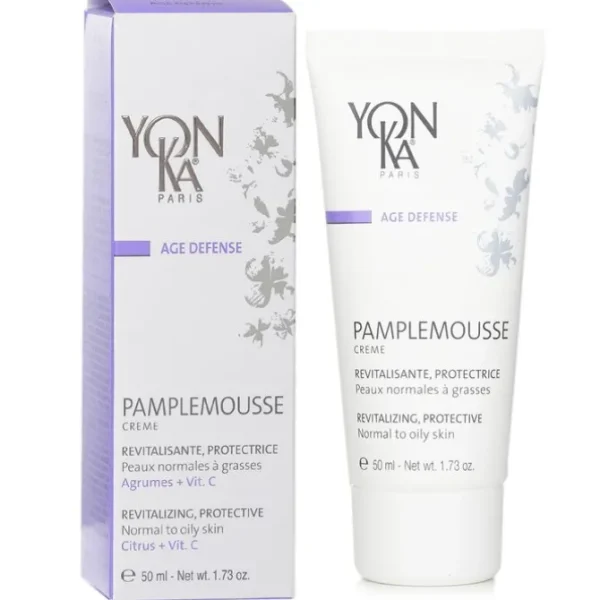 Age Defense Pamplemousse Creme - Revitalizing, Protective (Normal To Oily Skin)