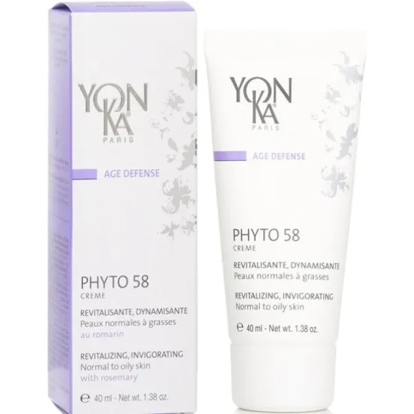 Age Defense Phyto 58 Creme With Rosemary - Revitalizing, Invigorating (Normal To Oily Skin)