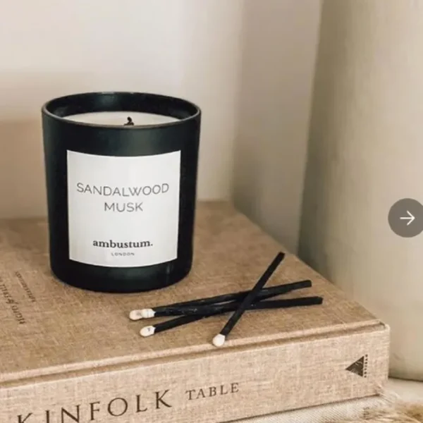 Ambustum Sandlewood Musk Scented Candle