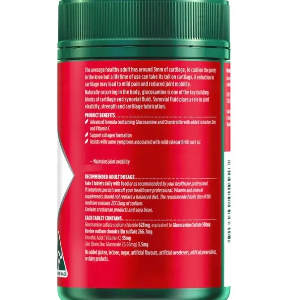 [Authorized Sales Agent] Nature's Own Glucosamine & Chond ADV - 180 tablets
