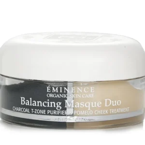 Balancing Masque Duo: Charcoal T-Zone Purifier & Pomelo Cheek Treatment - For Combination Skin Types