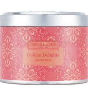 100% Beeswax Tin Candle - Golden Delights