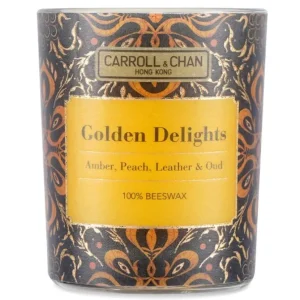 100% Beeswax Votive Candle - Golden Delights