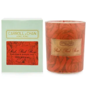 100% Beeswax Votive Candle - Red Red Rose