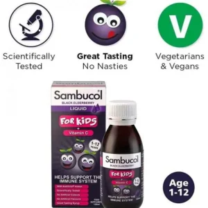 BLACK ELDERBERRY LIQUID FOR KIDS (Vitamin C)