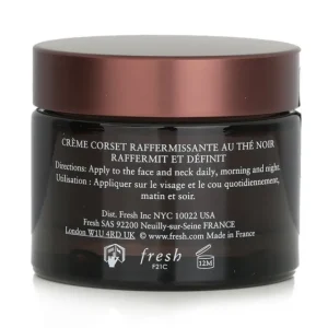 Black Tea Firming Corset Cream - For Face & Neck