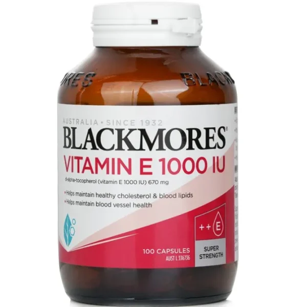 Blackmores - Vitamin E 1000IU 100 Capsules (Parallel Import)