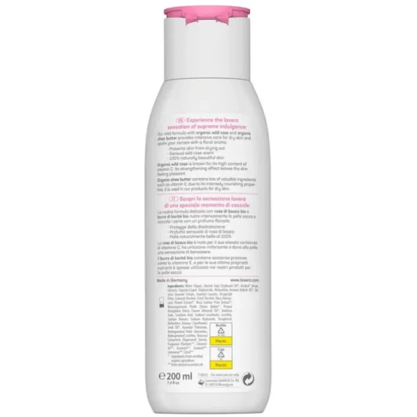 Body Lotion (Delicate) - With Organic Wild Rose & Organic Shea Butter - For Normal To Dry Skin