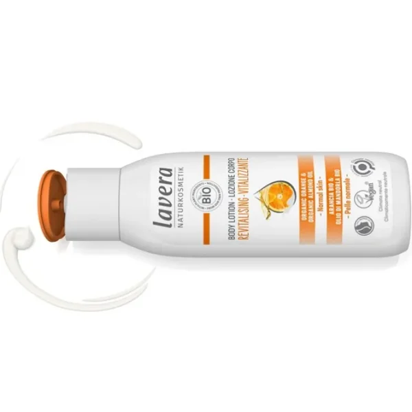 Body Lotion (Revitalising) - With Organic Orange & Organic Almond Oil - For Normal Skin