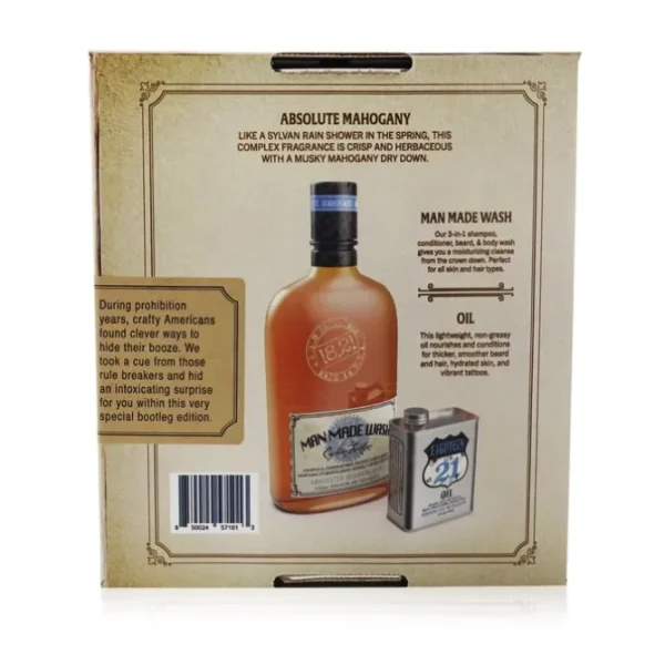 Book of Good Grooming Gift Set Volume 3: Absolute Mahogany (Wash 532ml + Oil 60ml )