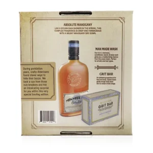 Book of Good Grooming Gift Set Volume 2: Absolute Mahogany (Wash 532ml + Grit Bar 198g )