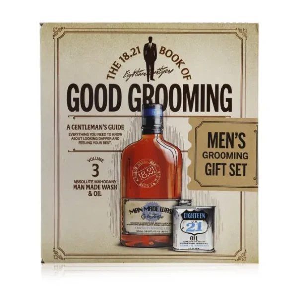 Book of Good Grooming Gift Set Volume 3: Absolute Mahogany (Wash 532ml + Oil 60ml )