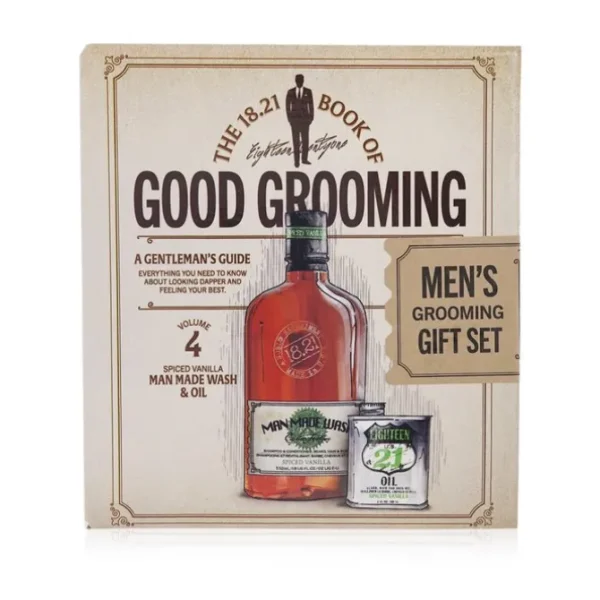 Book of Good Grooming Gift Set Volume 4: Spiced Vanilla (Wash 532ml + Oil 60ml)