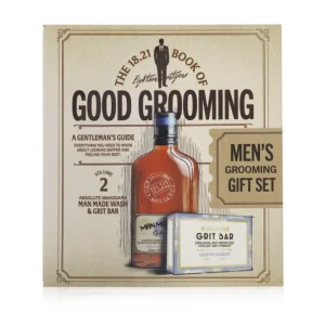 Book of Good Grooming Gift Set Volume 2: Absolute Mahogany (Wash 532ml + Grit Bar 198g )