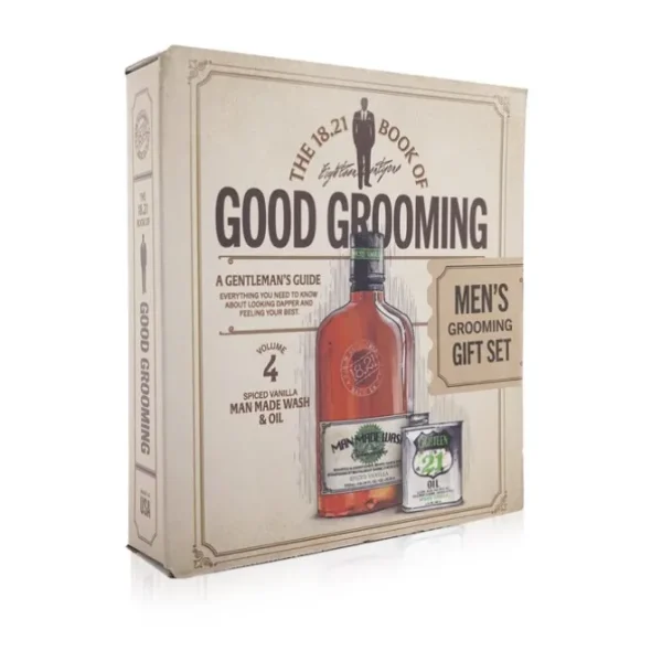 Book of Good Grooming Gift Set Volume 4: Spiced Vanilla (Wash 532ml + Oil 60ml)