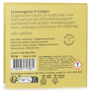 Car Fragrance Refill - Lemongrass & Ginger