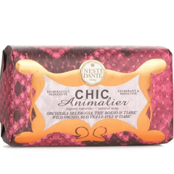 Chic Animalier Natural Soap - Wild Orchid, Red Tea Leaves & Tiare