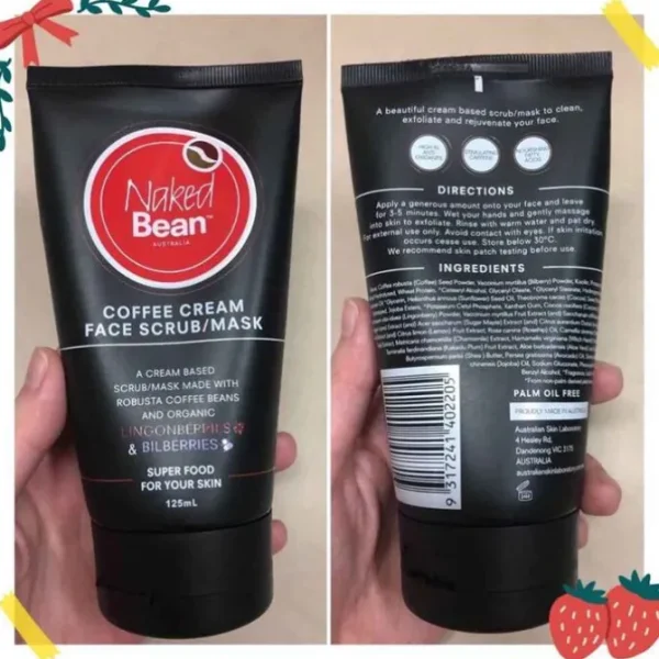 Coffee Cream Face Scrub Mask