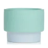 Color Block Ceramic Candle - Saltwater Suede