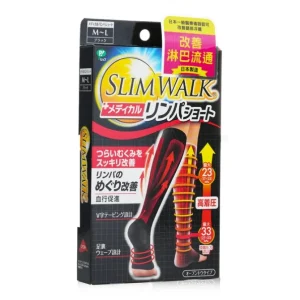 Compression Medical Lymphatic Open-Toe Socks, Short Type