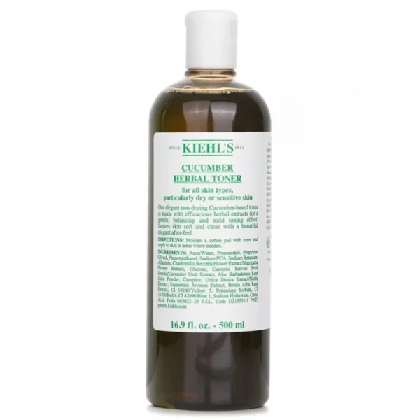 Cucumber Herbal Alcohol-Free Toner - For Dry or Sensitive Skin Types