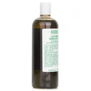 Cucumber Herbal Alcohol-Free Toner - For Dry or Sensitive Skin Types