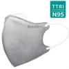 3D N95 Medical Mask (Taiwan N95 Specification) Original Carbon | 30pcs M Size