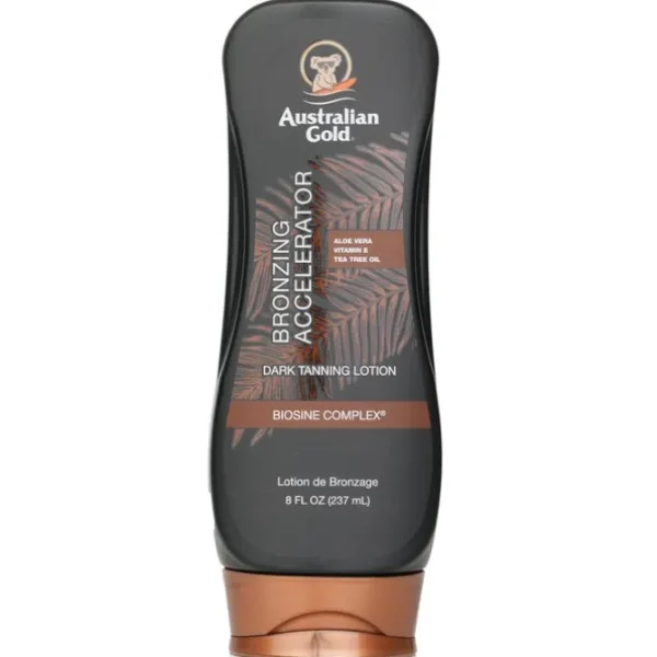 Dark Tanning Accelerator Lotion With Bronzers