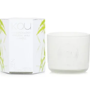 Eco-Luxury Aromacology Natural Wax Candle Glass - Zen (Green Tea & Cherry Blossom)