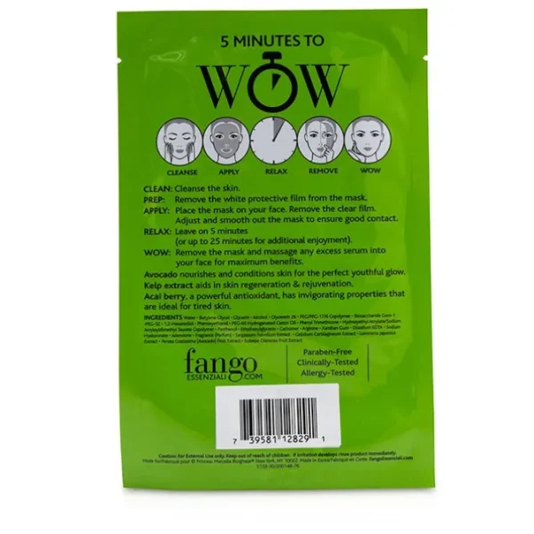 Fango Essenziali Moisturize Treatment Sheet Masks