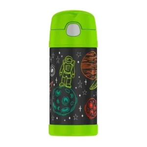 FUNtainer Stainless Steel Vacuum Insulated Drink Bottle-Astronauts