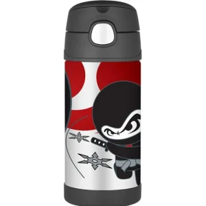 FUNtainer Stainless Steel Vacuum Insulated Drink Bottle -Ninja