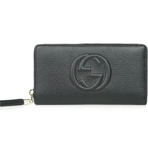 GG Long Zippy Wallet 598187 - Black