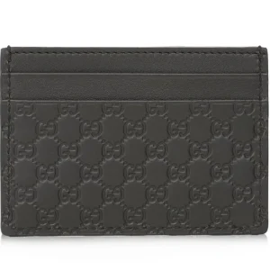 Gucci Microguccissim a Card Holder 262837 - Brown