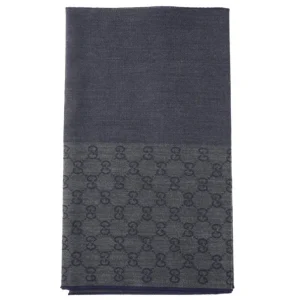 HALF GG LOGO WOOL SCARF 344994