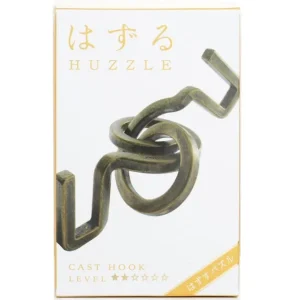 Hanayama | Hexagon Hanayama Metal Brainteaser Puzzle Hook Rated Level 1