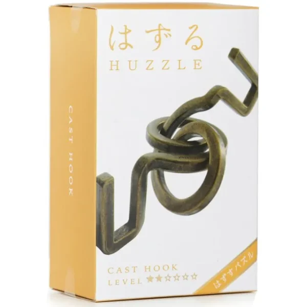 Hanayama | Hexagon Hanayama Metal Brainteaser Puzzle Hook Rated Level 1