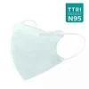 HAOFA N95 mask (Taiwan N95 specification) MN soft light type - mint blue XS Size Kid's type