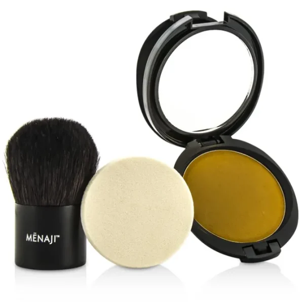 HDPV Anti-Shine Sunless Tan Kit: HDPV Anti-Shine Powder - T (Tan) 10g + Deluxe Kabuki Brush 1pc