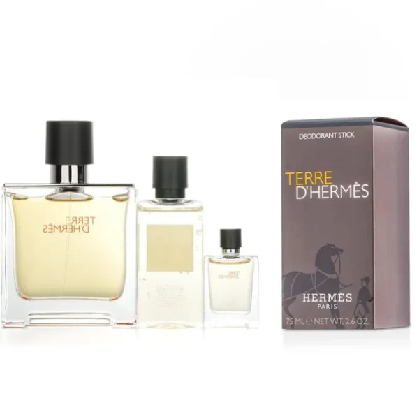 Hermes Terre D'Hermes Pure Set + Terre D'Hermes Deodorant Stick