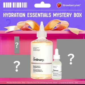 [Hydration Essentials Mystery Box] Marine Hyaluronics 30ml + Glycolic Acid 7% Exfoliating Tone 240ml + 3 surprise products - 5pcs