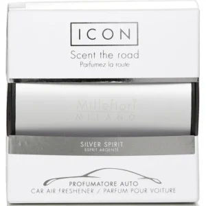 Icon Classic Silver Car Air Freshener - Silver Spirit