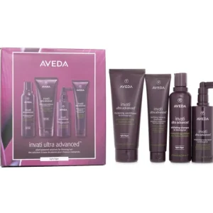 Invati Ultra Advanced 4 Step Light System Set: Light Shampoo 200ml+Light Conditioner 200ml+Serum 150ml+Treatment 100ml