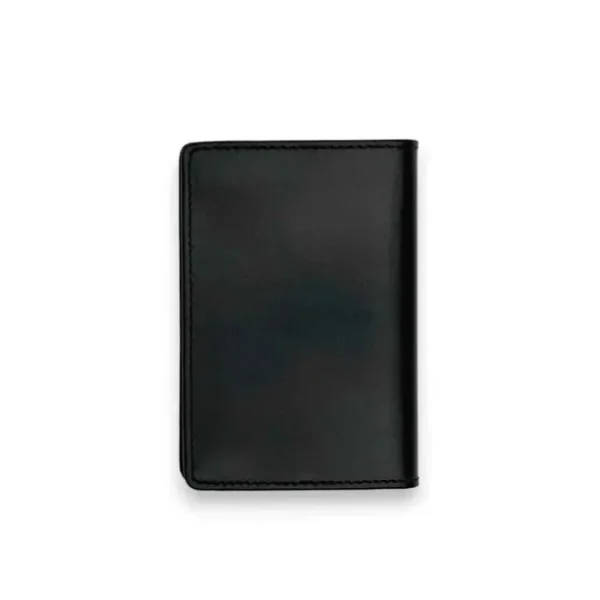 IRVIN Business Italian Bridle Leather Card Wallet / Case(black)