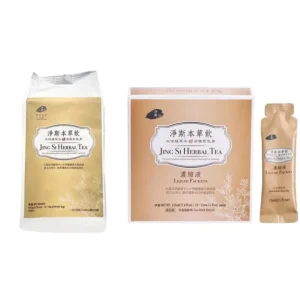 JING SI HERBAL TEA & JING SI HERBAL TEA LIQUID PACKETS SET