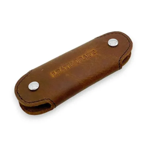 KAIRO Distressed Leather Business Key Cover(Coffee)