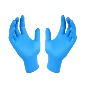 KQ - Vitrile Disposable Vinyl & Nitrile Blend Gloves -blue (S)