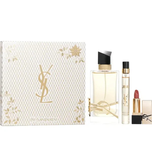 Libre Eau De Parfum Deluxe Gift Set: Libre Eau De Parfum Spray 90ml + Libre Eau De Parfum Spray 10ml + Lipstick 1.3g