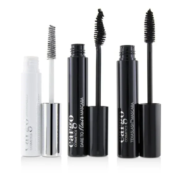 Mascara Kit: 1x Dare To Flair Mascara, 1x Texalash Mascara, 1x Swimmables Waterproof Mascara Topcoat