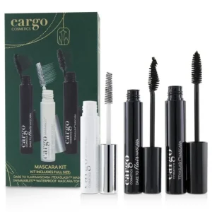 Mascara Kit: 1x Dare To Flair Mascara, 1x Texalash Mascara, 1x Swimmables Waterproof Mascara Topcoat